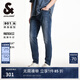 杰克·瓊斯（JACK&JONES）百搭時尚基礎經典出街logo皮標修身休閑牛仔褲長褲男裝225232018 E39中藍牛仔 常規(guī) 32 175 W32/L32