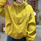 蜜樂(lè )奇拉鏈沖鋒上衣外套百搭小個(gè)子短款2026春秋季連帽新款洋氣夾克上衣 黃色 L 105-120斤