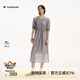 播法式雪紡連衣裙女25夏季新款獨(dú)特絕美小裙子DDS2LD5027 G50珠灰 M