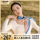 萬(wàn)事利WENSLI真絲絲巾桑蠶絲女方巾63cm七夕送女友禮物絲巾禮盒  玉蘭賦