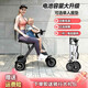 Ynbpno逸般輕型便攜折疊新款親子電動(dòng)車迷你時(shí)尚小型男女輕便電動(dòng)代步滑板車 親子座包【科技灰】30-45公里