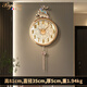 BYLURE品牌輕奢貝殼掛鐘客廳裝飾表掛墻家用創(chuàng)意現(xiàn)代時(shí)鐘玄關(guān)靜音石英鐘 福鹿到家