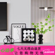 赟婭現(xiàn)代餐邊電視柜裝飾品軟裝高級(jí)感擺件小眾客廳入戶玄關(guān)鞋柜裝飾畫(huà) 軟裝高級(jí)感組合5件套