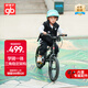 好孩子（gb）自行車兒童 4-8歲男女童山地車 灰色16寸 適合身高105-145cm