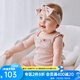 OAK FAMILY夏季新生嬰兒衣服兒童莫代爾吊帶包屁衣爬服 漿果粉 （不含發(fā)帶） 66cm