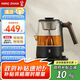 鳴盞智能噴泉煮茶器旋轉(zhuǎn)噴淋蒸煮養(yǎng)生茶壺一鍵噴淋燒水可控溫恒溫保溫