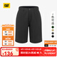 CAT卡特新品男士經(jīng)典百搭寬松戶外休閑兩貼袋工裝短褲輕戶外 黑色 32
