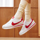 耐克（NIKE）女鞋大童鞋 2025秋季新款CORTEZ BASIC校園系列舒適休閑鞋運(yùn)動(dòng)鞋 【熱推款】101/白/校園紅/偏小 39