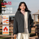 班尼路（Baleno）戶外保暖鎖溫連帽棉服女款冬季新款親膚柔軟修身時尚百搭上衣外套