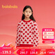 巴拉巴拉女童毛衣兒童毛衫童裝2025春裝中大童針織上衣拜年服208125103002