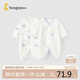 童泰（TONGTAI）嬰兒連體衣春秋季純棉新生兒衣服初生寶寶蝴蝶哈衣爬服滿月服