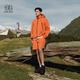 KOLON SPORT/可隆TRIWIND防風(fēng)夾克 明星同款男女防潑水防曬UPF50+露營(yíng)外套 LUJK5MT560-OR 橙黃 S 165/88A