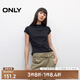 ONLY2025春季新款百搭舒適純色修身顯瘦小高領(lǐng)T恤女|125101013 H1Z 黑色 M