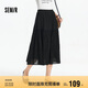 森馬（Semir）半身裙女松緊腰A字裙氣質(zhì)夏季2025拼接蕾絲波點(diǎn)長裙109325120005