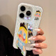 藍(lán)波點藍(lán)裙哭娃鏡面適用iphone16 pro max蘋果15手機(jī)殼14保護(hù)套13 哭娃鏡面支架殼 iphone 15 pro