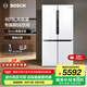 博世（BOSCH）冰箱605L大容量十字對開門 四開門變頻家用電冰箱 一級能效 風(fēng)冷無霜 5mm微縫半嵌 支持國家補(bǔ)貼 大白鯨KMF61A20TI 精細(xì)分儲