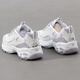 斯凱奇（Skechers）女鞋夏季2025新款老爹鞋厚底增高熊貓鞋百搭運(yùn)動(dòng)鞋輕便休閑鞋 896180-WLV 36