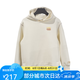 李寧兒童衛(wèi)衣2025春季新款男女大童寬松休閑套頭連帽衛(wèi)衣YWDV053 YWDV053-1米白色 175