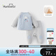 歡喜小熊寶寶棉服套裝嬰兒秋冬加厚夾棉外出保暖棉衣棉襖兩件套嬰幼兒衣服 藍(lán)色 80 (建議10-18個月身高73-80cm)