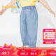 巴拉巴拉童裝女童褲子兒童長(zhǎng)褲2024夏裝時(shí)尚經(jīng)典牛仔褲印花潮208224108020