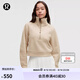 lululemon丨Scuba 女士超寬松款煙囪領(lǐng)衛(wèi)衣 LW3IFTS 沙漠棕褐色 M /L