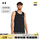 安德瑪（UNDERARMOUR）春夏Launch男子跑步運(yùn)動(dòng)背心1382585 黑色001 L