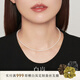 白嵐淡水圓形珍珠項鏈女S925銀鎖骨鏈輕奢設計簡約氣質生日禮物送禮 淡水珍珠串鏈（42cm）