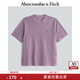 ABERCROMBIE & FITCH【基礎(chǔ)多色T】男裝25夏季新款經(jīng)典小麋鹿棉質(zhì)短袖T恤KI124-9235 紫紅色 M (180/100A)