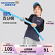 Skechers斯凱奇男女童長袖T恤打底衫大童寬松衛(wèi)衣運動上衣L125K006