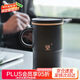 萬(wàn)仟堂（Edenus）陶瓷茶杯 簡(jiǎn)約辦公杯帶蓋創(chuàng)意水杯送男友茶水分離杯 望杯