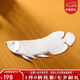 泰光銀樓銀魚999足銀龍魚銀擺件如魚得水茶寵茶擺件 銀重約10克