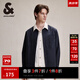 杰克·瓊斯（JACK&JONES）男裝春秋衣服寬松外穿襯衣燈芯絨休閑長袖襯衫男薄外套襯衫式外套 E39 水泥灰色 L 180