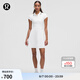 lululemon丨Pique 女士高爾夫珠地短袖休閑連衣裙 LW1FBIS 白/白/黑 S /6