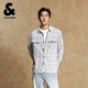 杰克·瓊斯（JACK&JONES） 男裝襯衫外套百搭時(shí)約舒適經(jīng)典格紋寬松休閑長(cháng)袖上衣2253O3015