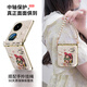 FEIIE【中軸創(chuàng  )意·帶掛鏈】適用華為Pocket2手機殼P60POCKET磁吸中軸折疊屏保護套p50油畫(huà)小富婆S可愛(ài)潮 帶短款手鏈【油畫(huà)小富婆白】高端皮紋款 華為 Pocket 2