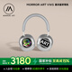 MORRORARTVWS X1頭戴式無(wú)線(xiàn)藍(lán)牙顯示耳機(jī) 主動(dòng)降噪 靈動(dòng)觸控屏 長(zhǎng)續(xù)航智能生日情人節(jié)禮物 GT銀-雙屏版