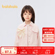 巴拉巴拉女童牛仔外套少女心蝴蝶結(jié)純棉秋裝 紅色調(diào) 105cm