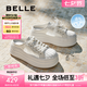 百麗（Belle）透氣網(wǎng)面包頭拖鞋女商場(chǎng)同款厚底休閑拖鞋D9L1DBH5 白色 37 (235mm)