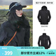 駱駝（CAMEL）三防沖鋒衣戶外登山服防水防風(fēng)防污三合一保暖時(shí)尚運(yùn)動(dòng)外套 A9W214119AX，黑色，男女同款 XL