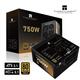 Thermalright(利民) 額定750W TR-KG750 ATX3.1電源 金牌電源 原生PCIE5.1全模組電源 日系主電容 14CM小電源