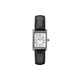 精工（SEIKO）30米防水 石英機(jī)芯 皮革表帶 日韓表 女表 白色表盤 SWR053 黑色表帶
