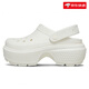 卡駱馳（crocs）楊紫同款雪屋Clog卡駱馳洞洞鞋夏季運(yùn)動(dòng)鞋沙灘鞋高跟拖鞋涼鞋 雪屋白色（智必星為搭配效果） （偏大1碼半） 35 /36M3(210MM)
