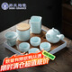 蘇氏陶瓷茶具茶盤(pán)套裝心悅影青陶瓷茶葉罐手柄泡茶壺配小清新竹木儲(chǔ)水茶托