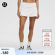 lululemon丨Pace Rival 女士運(yùn)動(dòng)中腰短裙 速干芯吸 LW8A84R 白色 S /6