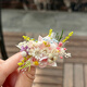 永生花戒指diy材料包森系婚禮高級(jí)手工禮物漢服配飾情侶對(duì)戒指環(huán) 甜夏漫游-1枚 DIY材料包+盒 均碼