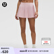 lululemon丨Varsity 女士風(fēng)琴褶高腰網(wǎng)球裙 速干 芯吸 LW8AJYS 朦朧粉 XXS /2