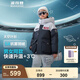 波司登（BOSIDENG）【反季】冬季羽絨服兒童短款連帽加厚新國標90絨商場同款時尚外套 【店長推薦】星辰藍/星辰淺灰 160 /80 體重約72-90斤