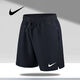 NBA KIDS-NIKE夏季速干運(yùn)動(dòng)短褲男大勾跑步五分褲加大碼沙灘褲寬松大褲衩 黑色【運(yùn)動(dòng)五分短褲】 2XL  【推薦體重130-145斤】