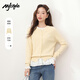 MJ STYLE針織開(kāi)衫外套女2025早秋季新款韓系穿搭小個(gè)子慵懶風(fēng)長(zhǎng)袖內(nèi)搭上衣