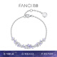 范琦（Fanci） 紫藤花微笑手鏈女輕奢高級(jí)感銀飾七夕情人節(jié)禮物送女友送老婆 紫藤手鏈紫色